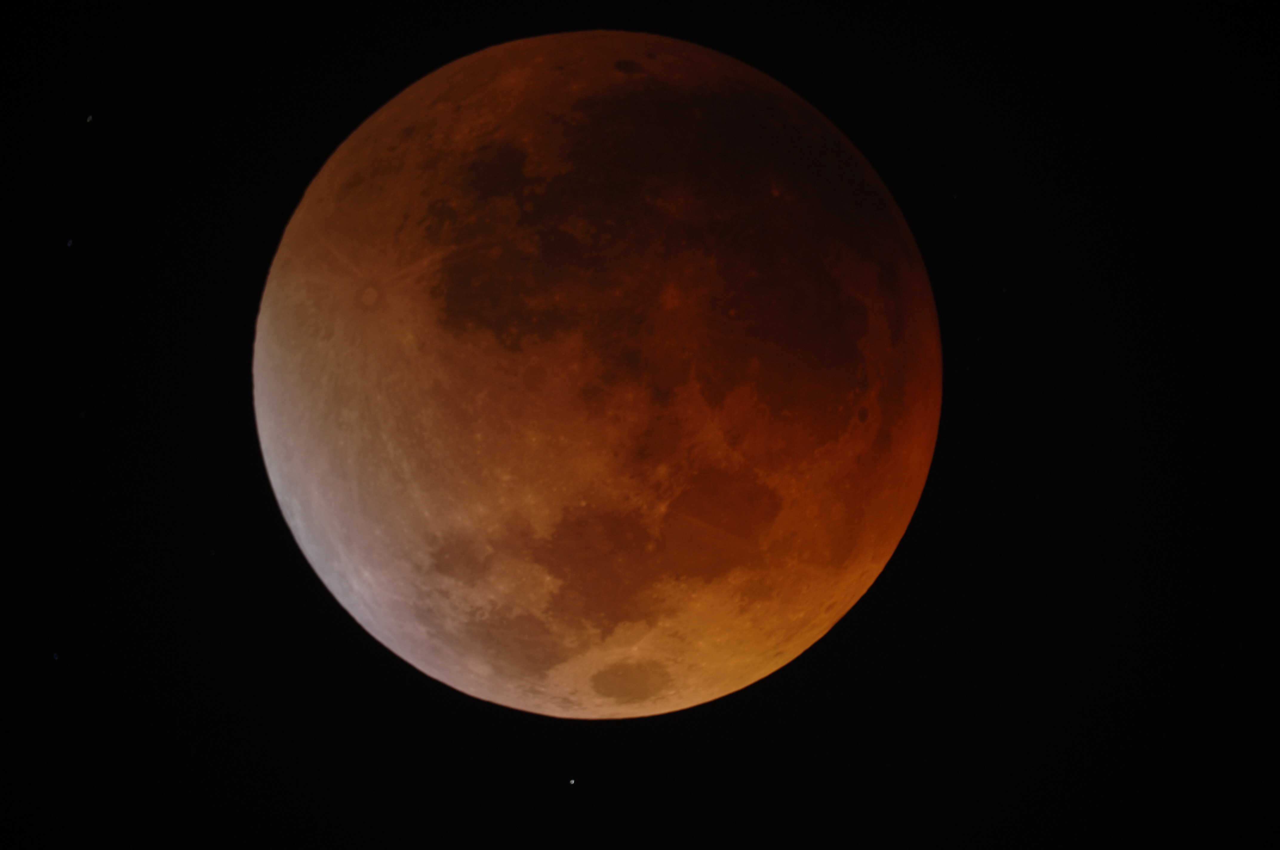 ¿Hubo un eclipse lunar en 2014?
